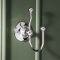 Milano Elizabeth - Traditional Double Robe Hook - Chrome