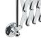 Milano Elizabeth - Traditional Round Extendable Shaving Mirror - Chrome