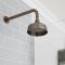 Milano Elizabeth - Oil Rubbed Bronze 150mm Traditional Apron Shower Head and Wall Arm