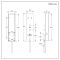 Milano Ryukyu - Modern Concealed Thermostatic Shower Tower Panel with Waterfall Shower Head, Hand Shower and Body Jets - Gun Metal Grey