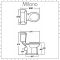 Milano Richmond - White Traditional Close Coupled Toilet with Cistern and Soft Close Seat