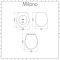 Milano Richmond - White Traditional Toilet Seat