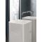 RAK Petit - Gloss White Modern Square Freestanding Basin - 360mm (No Tap-Holes)