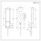 Milano Océanie - Modern Concealed Thermostatic Shower Tower Panel with Waterfall Shower Head, Hand Shower and Body Jets - Gun Metal Grey