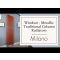 Milano Windsor - Natural Brass 1800mm Vertical Traditional Triple Column Radiator - Choice of Size