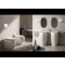 RAK Cloud - Greige Modern Double-Ended Freestanding Bath - 1400mm x 753mm