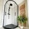 Milano Nero - Black 900mm Quadrant Shower Enclosure with Slate Tray - Choice of Tray Finish