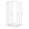 Milano Langley - Chrome Traditional Quadrant Shower Enclosure with Tray - Choice of Size