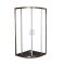 Milano Eris - 900mm Copper Quadrant Shower Enclosure with Slate Tray - Choice of Tray Finish