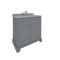 RAK Washington - 820mm Traditional Vanity Unit with Basin and Grey Countertop - Choice of Finish and Tap-Holes