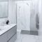 RAK Feeling - Walk-In Shower Enclosure with Matt Grey Tray - Choice of Sizes