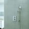 RAK Washington - Traditional Concealed Thermostatic Twin Shower Valve - Chrome