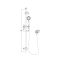 RAK Washington - Traditional Riser Rail Kit with Hand Shower and Outlet Elbow – Chrome