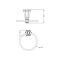 RAK Washington - Traditional Towel Ring - Chrome