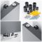 Milano Riso - Anthracite Vertical Designer Radiator - 1800mm x 500mm (Single Panel)