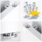 Milano Riso - White Vertical Designer Radiator - 1800mm x 600mm (Single Panel)
