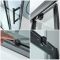 Milano Barq - Black Grid Sliding Shower Door with Tray - Choice of Sizes