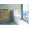 RAK Resort - Gloss White Maxi Close Coupled Rimless Toilet with Wrap Over Soft Close Seat