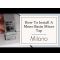 Milano Razor - Modern Mono Basin Mixer Tap - Chrome