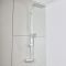 Milano Arvel - Modern Thermostatic Bar Shower Valve with Square Shower Head and Hand Shower - Choice of Finish