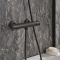 Milano Elsie - Modern Round Thermostatic Bar Shower Valve - Choice of Finish