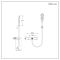 Milano Tolima - Modern Square Thermostatic Bar Shower Valve with Bath Spout and Hand Shower - Choice of Finish