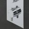 Milano Mirage - Round 2 Outlet Twin Diverter Thermostatic Shower Valve - Chrome