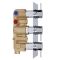 Milano Mirage - Round 3 Outlet Triple Diverter Thermostatic Shower Valve - Chrome