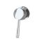 Milano Mirage - Modern Round Manual Shower Valve - One Outlet - Chrome