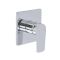 Milano Hunston - Modern Manual Shower Valve - One Outlet - Chrome