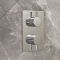Milano Otto - Modern 1 Outlet Thermostatic Twin Shower Valve - Choice of Finish