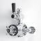 Milano Elizabeth - Traditional Twin Exposed Thermostatic Shower Valve - Chrome and Black