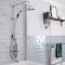 Milano Elizabeth - Traditional Triple Exposed Thermostatic Shower Valve - Chrome and Black
