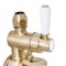 Milano Elizabeth - Traditional Triple Exposed Thermostatic Shower Valve - Brushed Brass