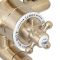 Milano Elizabeth - Traditional Triple Exposed Thermostatic Shower Valve - Brushed Brass