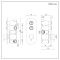Milano Orta - Modern 2 Outlet Round Push Button Shower Valve - Brushed Brass