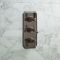Milano Earlham - Art Deco 2 Outlet Triple Thermostatic Shower Valve - Choice of Finish