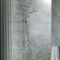 Milano Earlham - Art Deco Triple Exposed Thermostatic Shower with Rigid Riser Rail (2 Outlet) - Choice of Finish