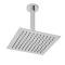 Milano Lisse - Concealed Brushed Shower Tower Panel with 200mm Square Head and Ceiling Arm