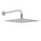 Milano Arvo - Chrome Thermostatic Shower with Diverter, Wall Mounted Shower Head and Hand Shower (2 Outlet)