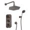 Milano Earlham - Art Deco Thermostatic Shower with Shower Head and Hand Shower (2 Outlets) - Choice of Finish