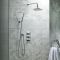 Milano Earlham - Art Deco Thermostatic Shower with Shower Head and Hand Shower (2 Outlets) - Choice of Finish