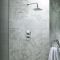 Milano Earlham - Art Deco Thermostatic Shower with Shower Head (1 Outlet) - Choice of Finish
