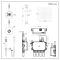 Milano Vis - Chrome Thermostatic Digital Shower with Ceiling Mounted Square Shower Head and Hand Shower (2 Outlet)