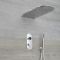 Milano Vis - Chrome Thermostatic Digital Shower with Waterblade Shower Head and Hand Shower (3 Outlet)