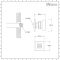 Milano Arvo - Modern Front Fix Pack of 6 Square Body Jets - Chrome