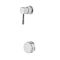 Milano Mirage - Modern One Outlet Mixer Valve with Overflow Bath Filler and Waste - Chrome