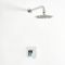 Milano Arcadia - Modern Chrome Shower with Round Shower Head (1 Outlet)