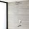 Milano Ashurst - Brushed Nickel Shower with Diverter, Shower Head and Bath Spout (2 Outlet)