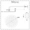 Milano Ashurst - Brushed Nickel Shower with Diverter, Shower Head, Hand Shower and Riser Rail (2 Outlet)